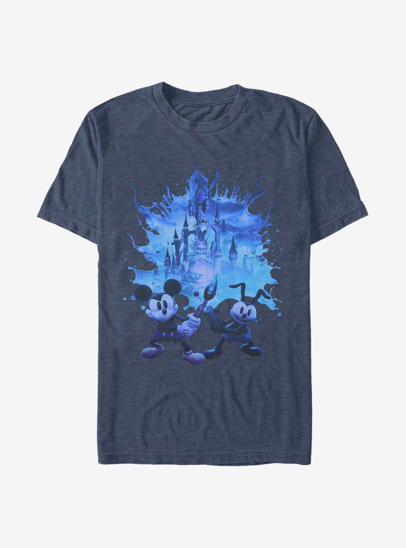 Disney Epic Mickey Tonal Splash Poster Cutout T-Shirt, , hi-res