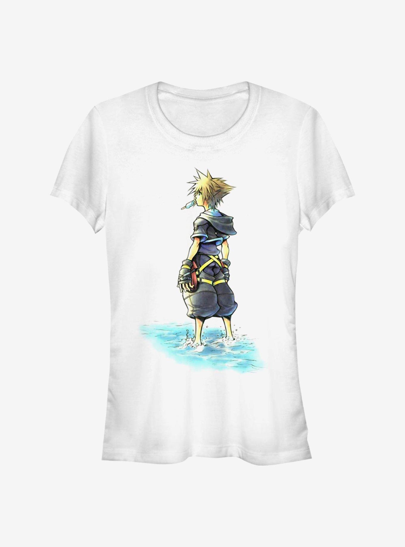 Disney Kingdom Hearts Feet Wet Girls T-Shirt, , hi-res