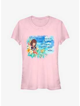 Disney Kingdom Hearts Kairi Floral Girls T-Shirt, , hi-res
