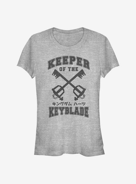 Disney Kingdom Hearts Keyblade Keeper Girls T-Shirt - GREY | Hot Topic