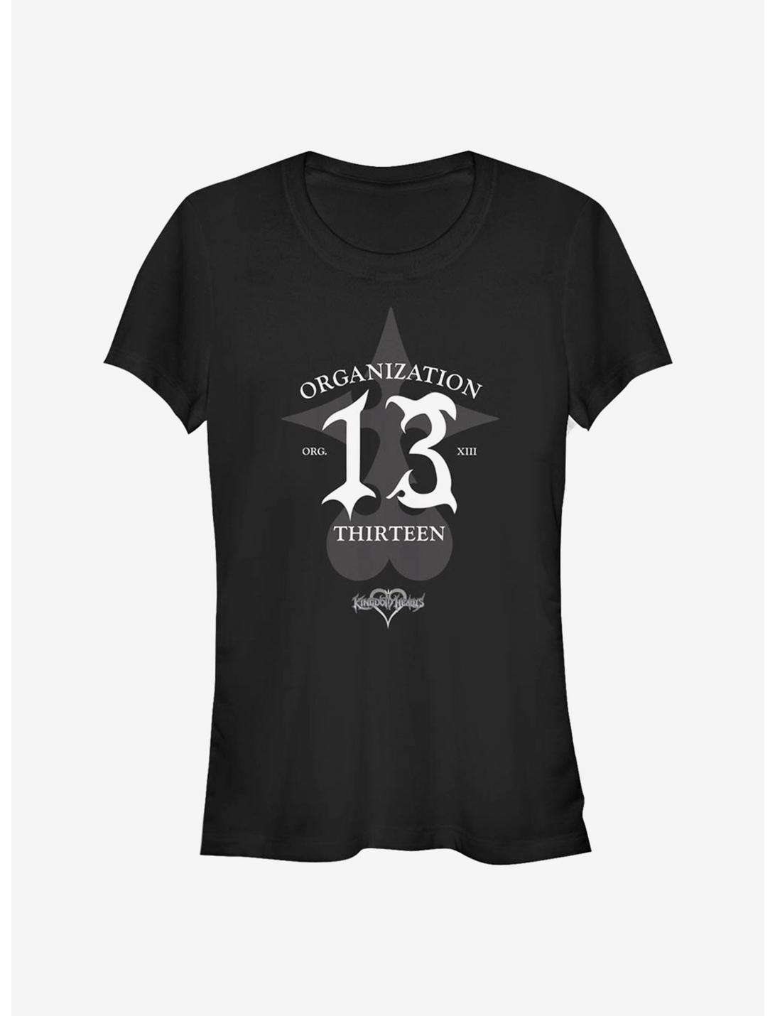 Disney Kingdom Hearts Organization Thirteen Girls T-Shirt, BLACK, hi-res