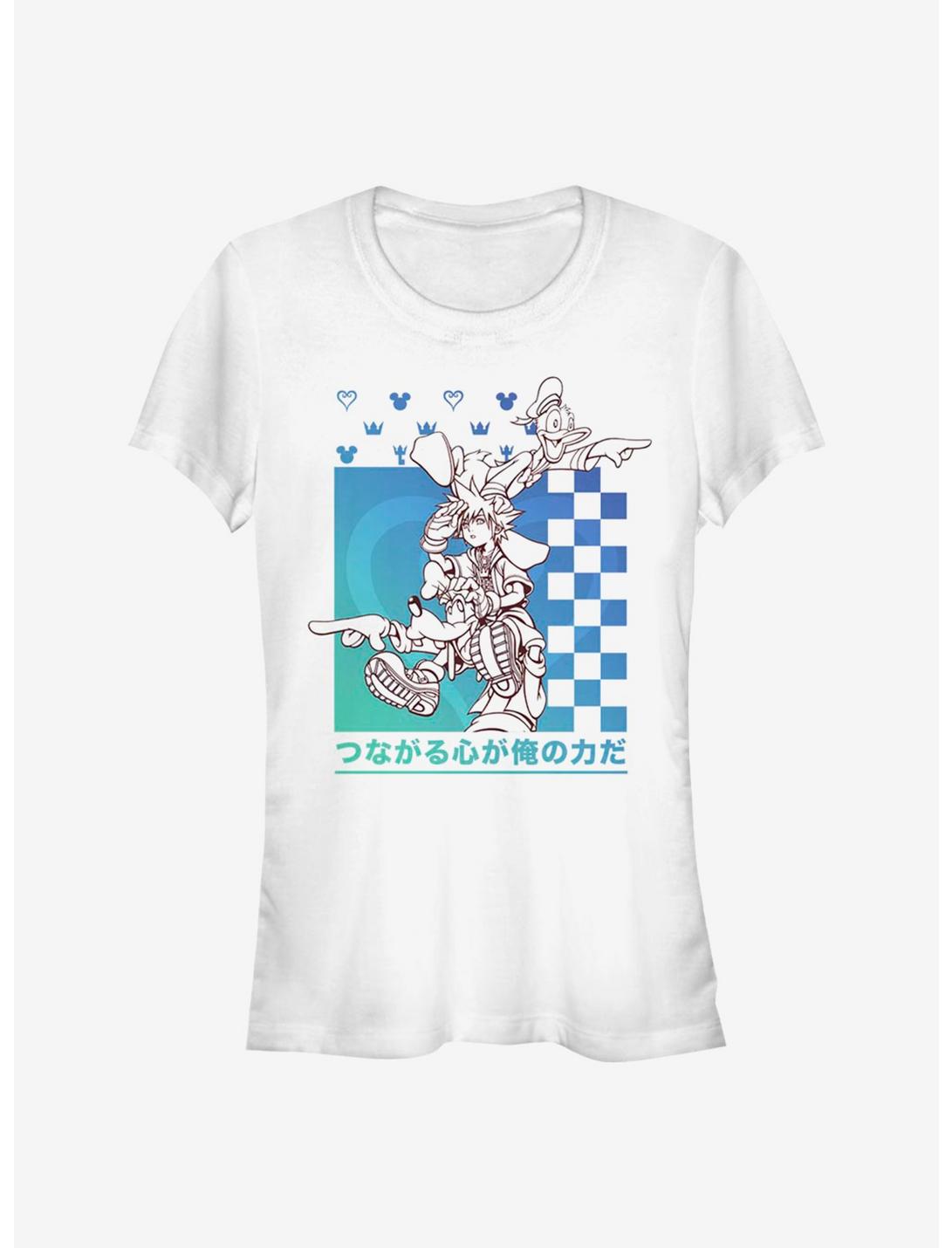 Disney Kingdom Hearts Power Friends Girls T-Shirt, WHITE, hi-res