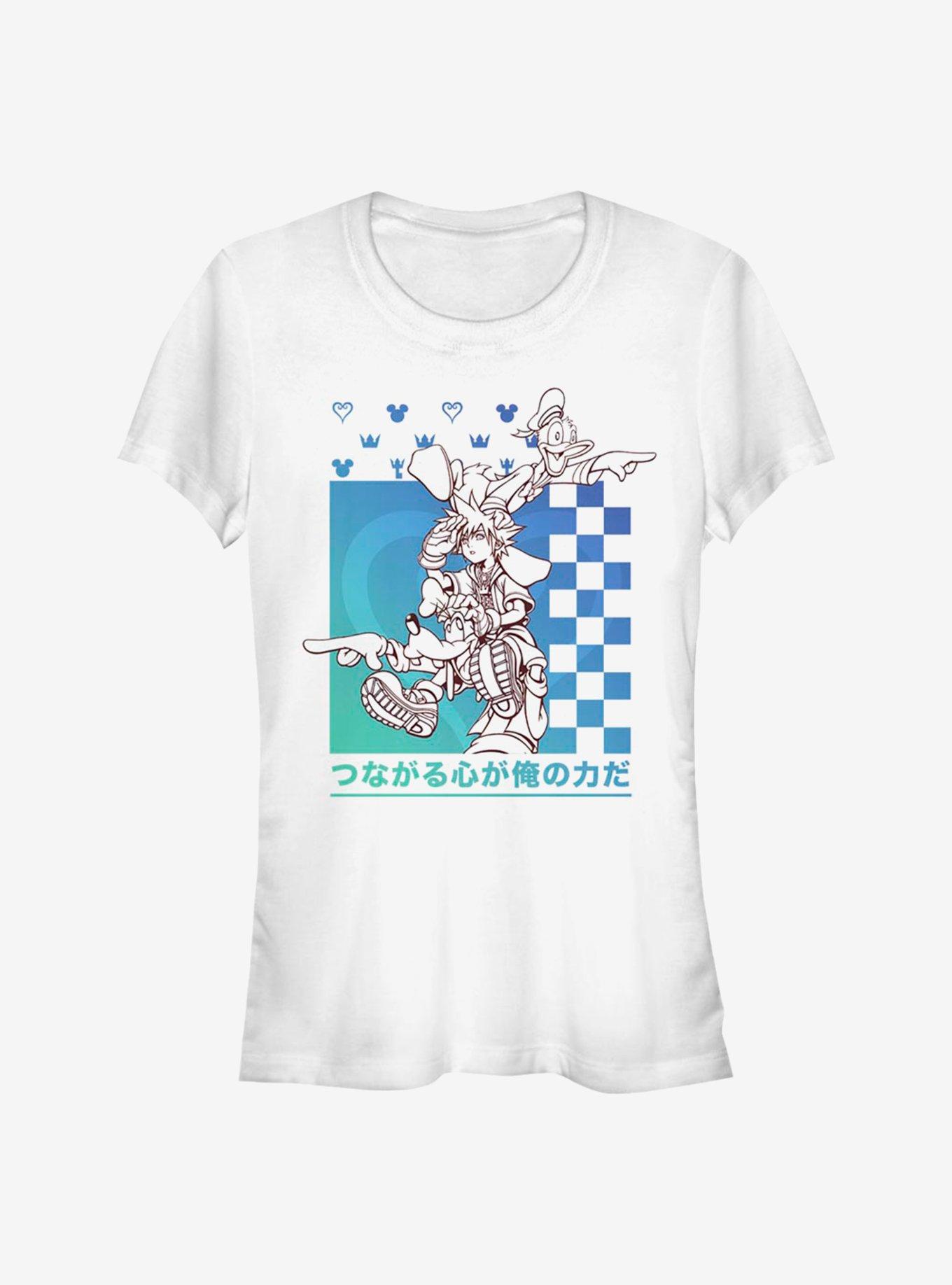 Disney Kingdom Hearts Power Friends Girls T-Shirt, WHITE, hi-res