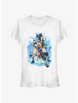 Disney Kingdom Hearts Sky Group Girls T-Shirt, , hi-res
