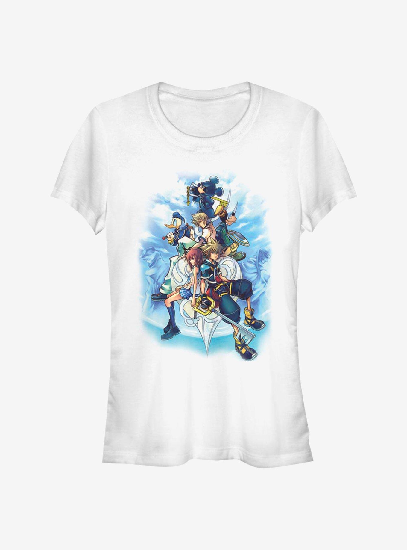 Disney Kingdom Hearts Sky Group Girls T-Shirt, , hi-res