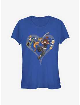 Disney Kingdom Hearts Sora Goofy Donald Girls T-Shirt, , hi-res