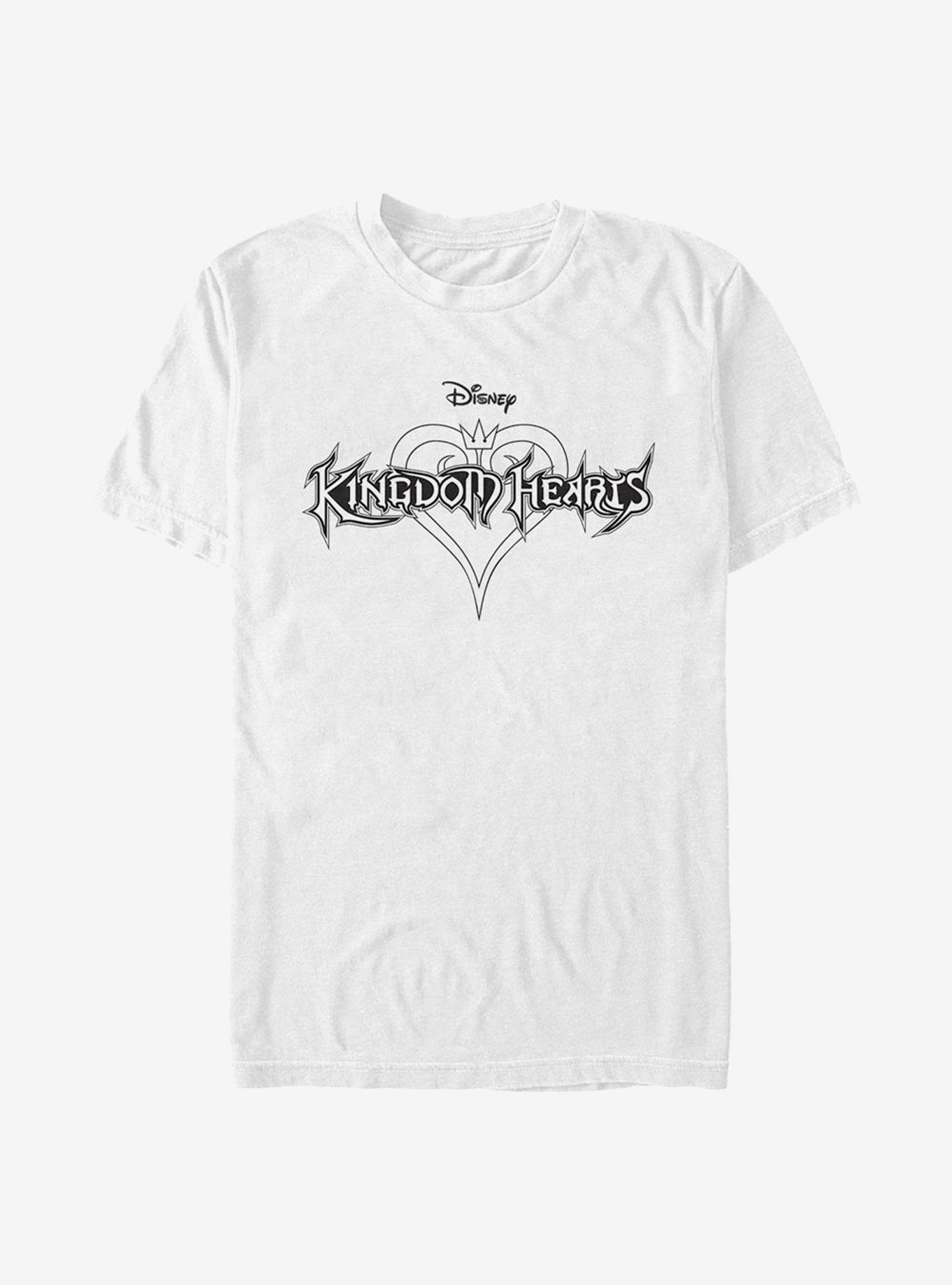 Disney Kingdom Hearts Black And White T-Shirt, , hi-res
