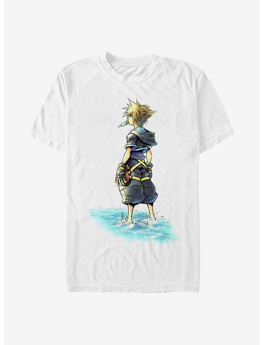 Disney Kingdom Hearts Feet Wet T-Shirt, WHITE, hi-res