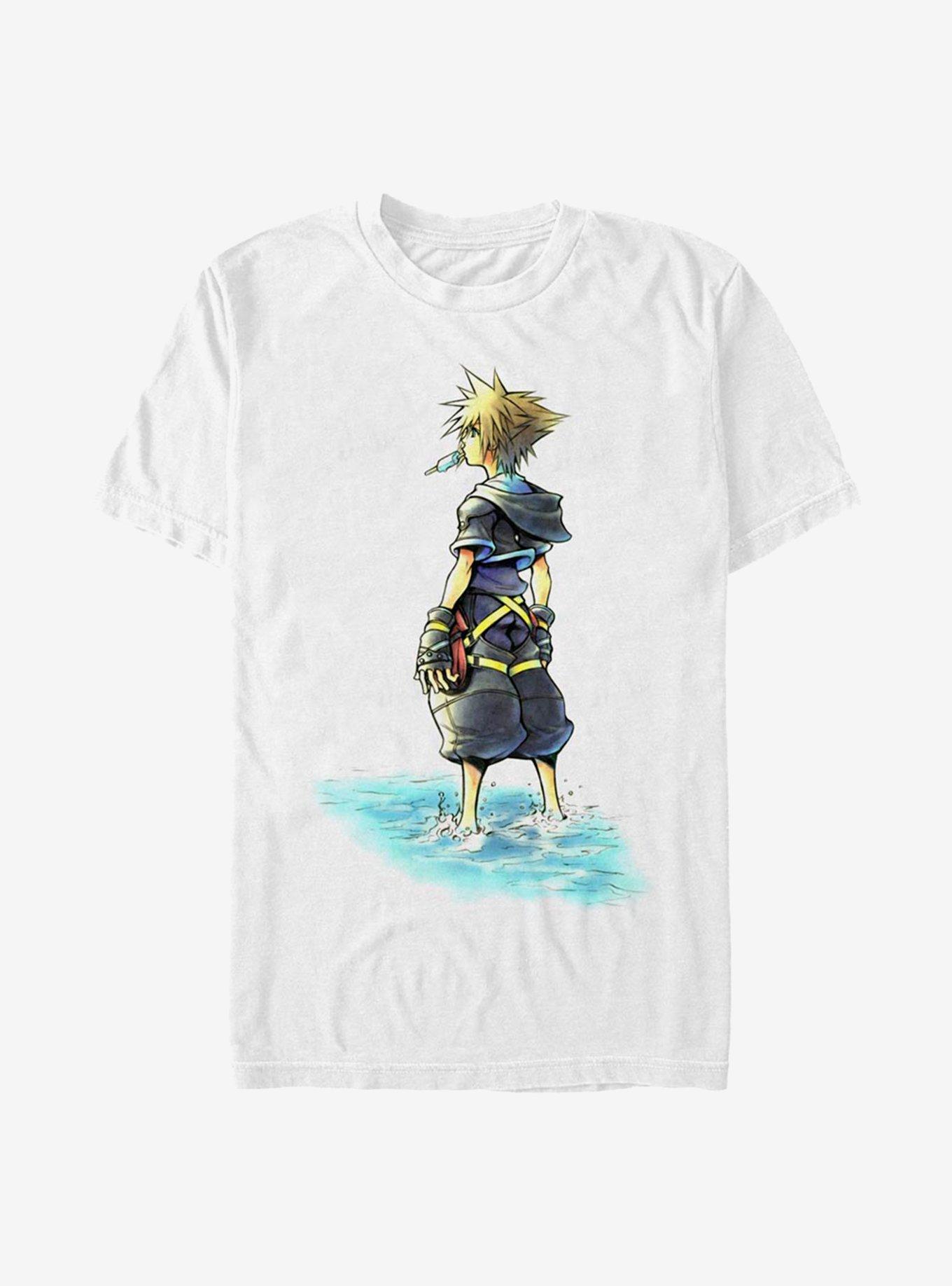 Disney Kingdom Hearts Feet Wet T-Shirt, WHITE, hi-res