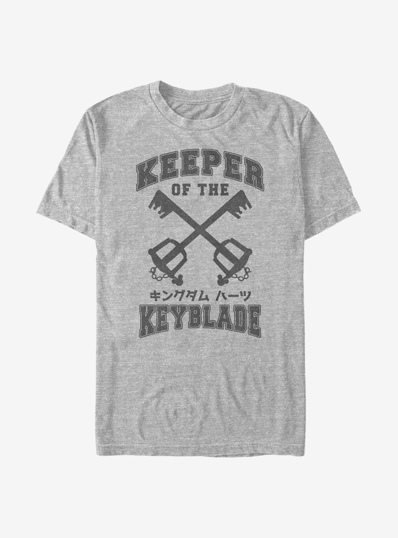 Disney Kingdom Hearts Keyblade Keeper T-Shirt, ATH HTR, hi-res