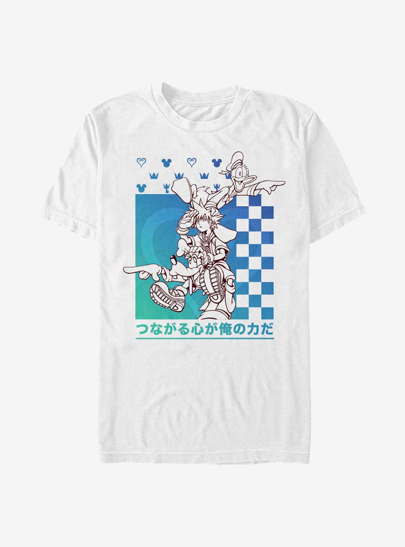 Disney Kingdom Hearts Power Friends T Shirt White Hot Topic