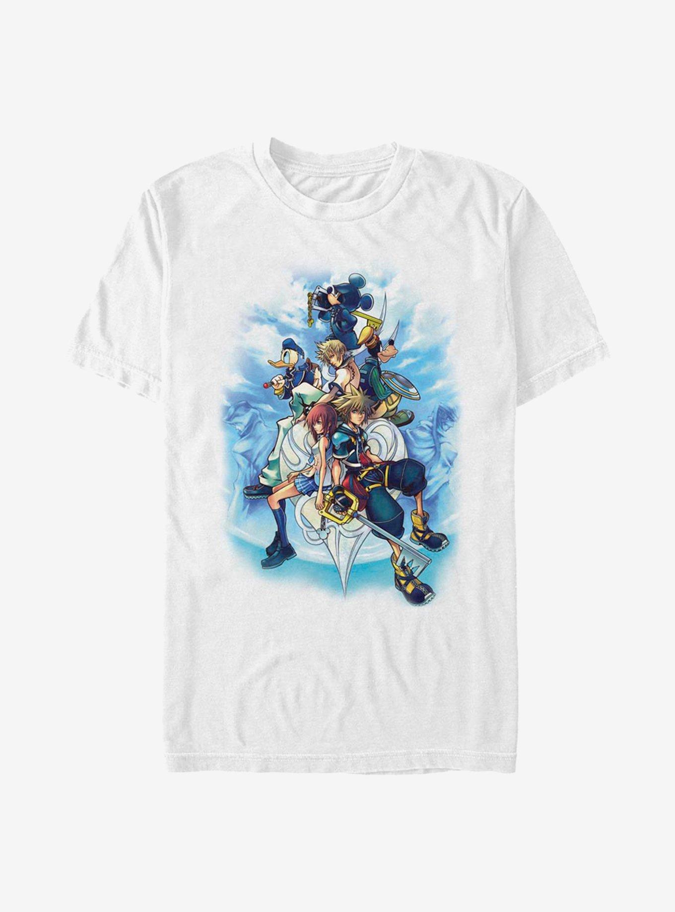 Disney Kingdom Hearts Sky Group T-Shirt, , hi-res