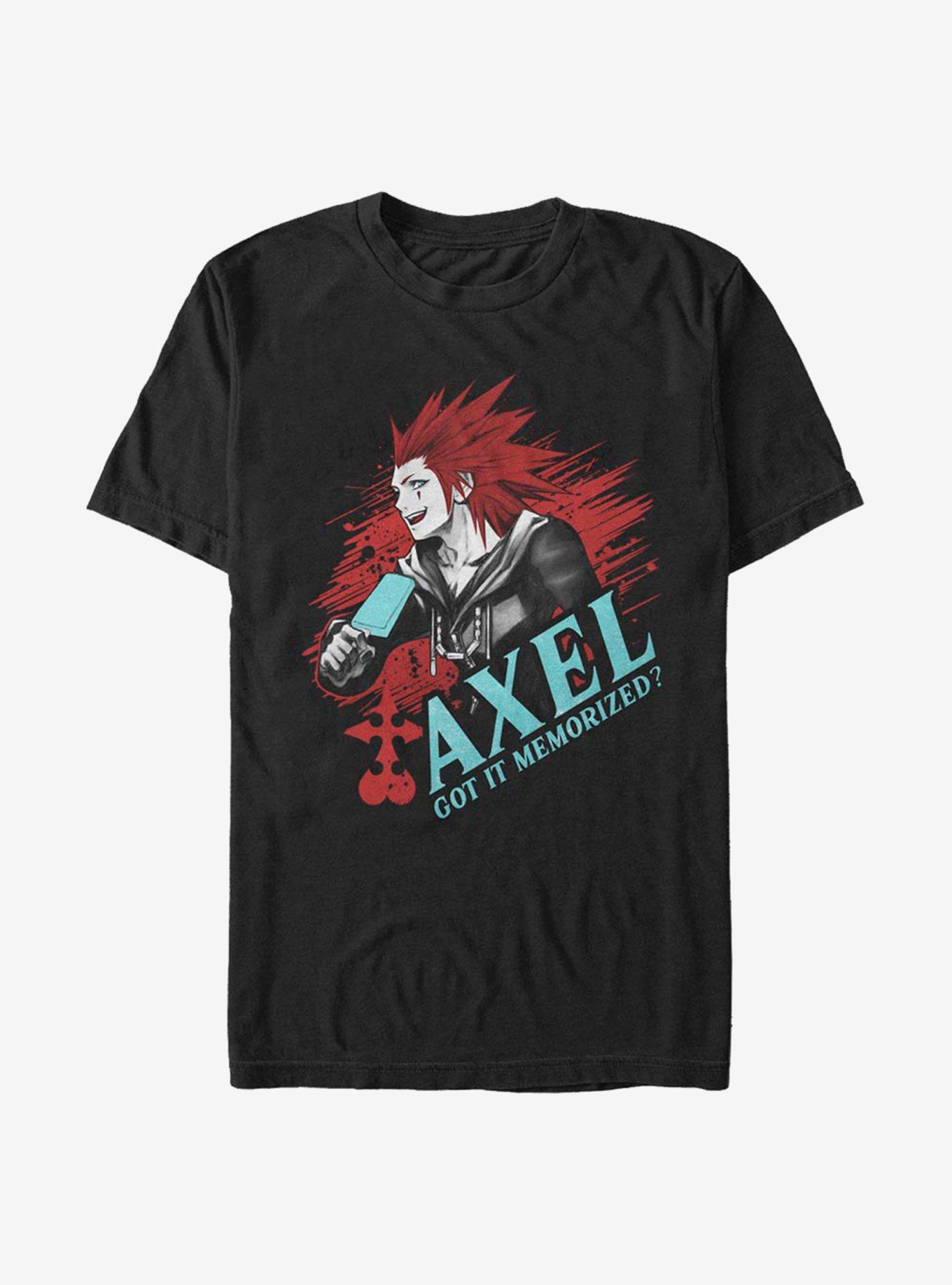 Disney Kingdom Hearts Solo Axel T-Shirt, BLACK, hi-res