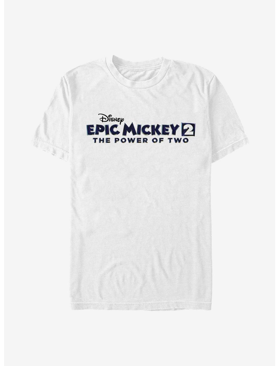 Disney Epic Mickey Power Of Two Logo T-Shirt, WHITE, hi-res