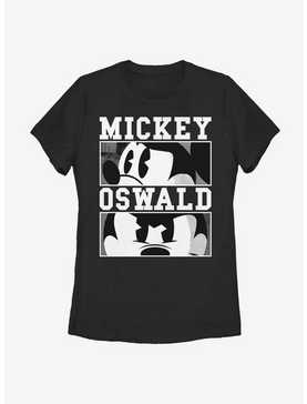 Disney Epic Mickey Oswald Mickey GrayscaleWomens T-Shirt, , hi-res