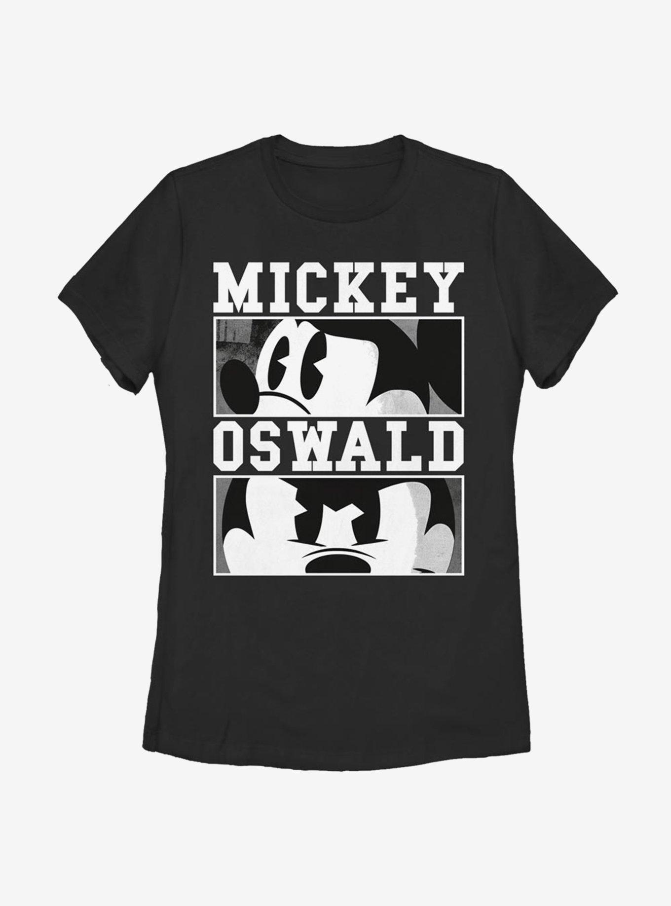 Disney Epic Mickey Oswald Mickey GrayscaleWomens T-Shirt, , hi-res