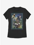 Disney Epic Mickey Character Poster Womens T-Shirt, BLACK, hi-res