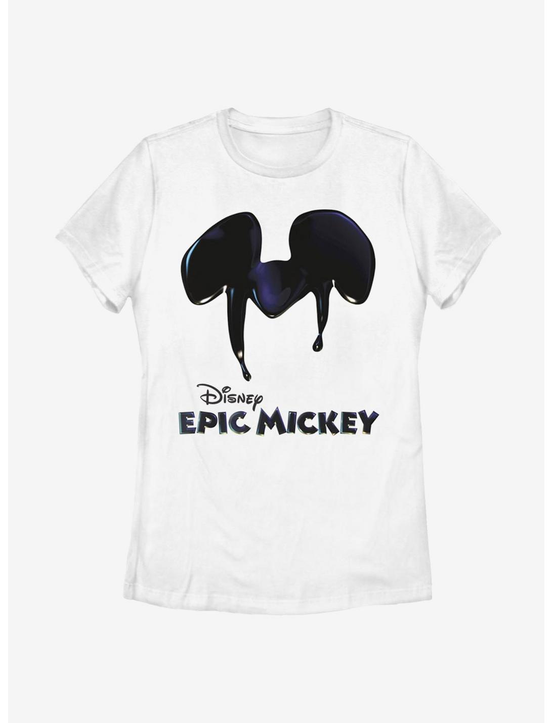 Disney Epic Mickey Epic Logo Womens T-Shirt, WHITE, hi-res