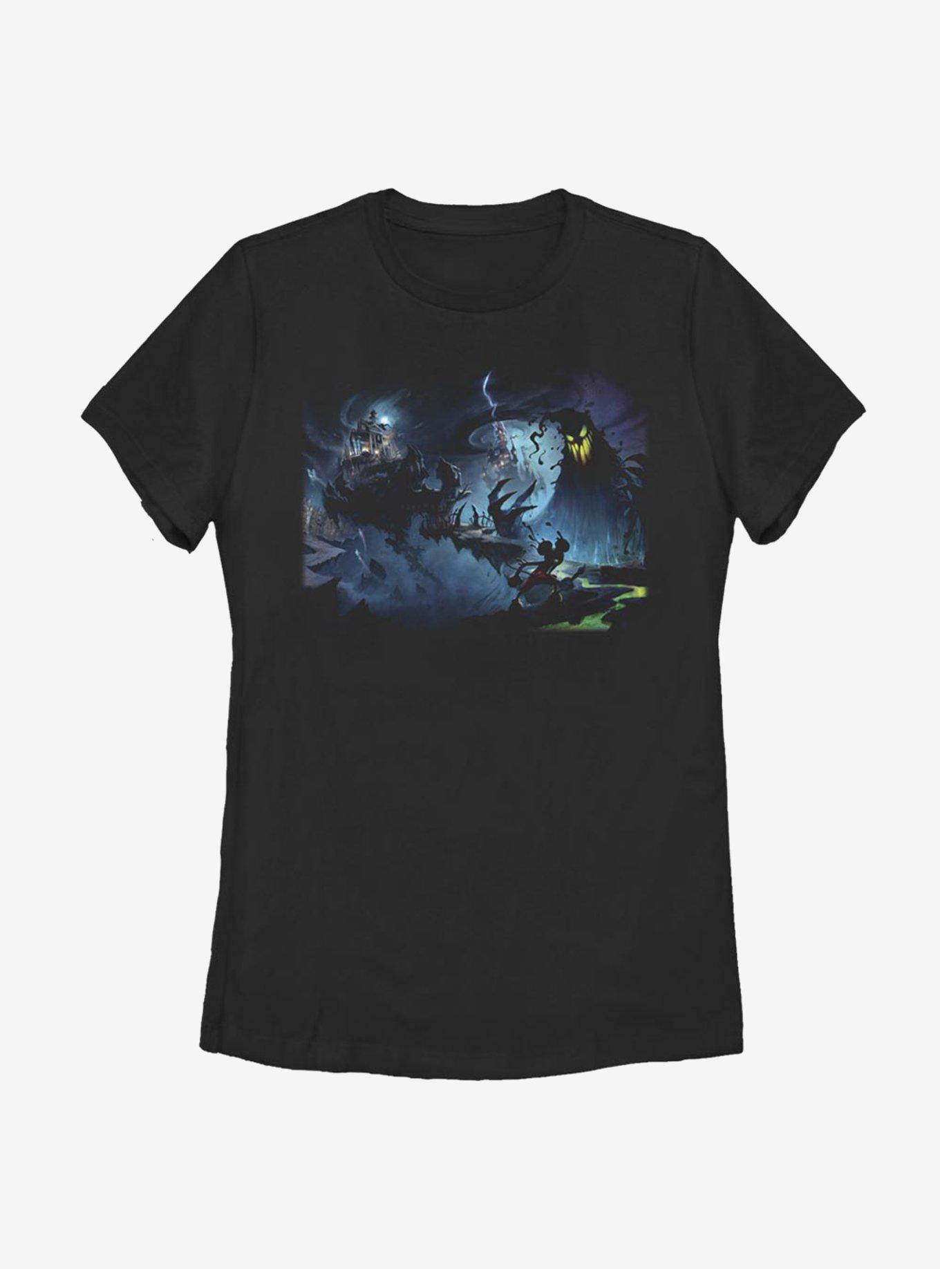 Disney Epic Mickey Inky Environment Womens T-Shirt, , hi-res