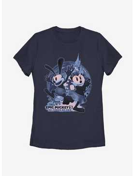 Disney Epic Mickey Oswald And Ortensia Moon Womens T-Shirt, , hi-res