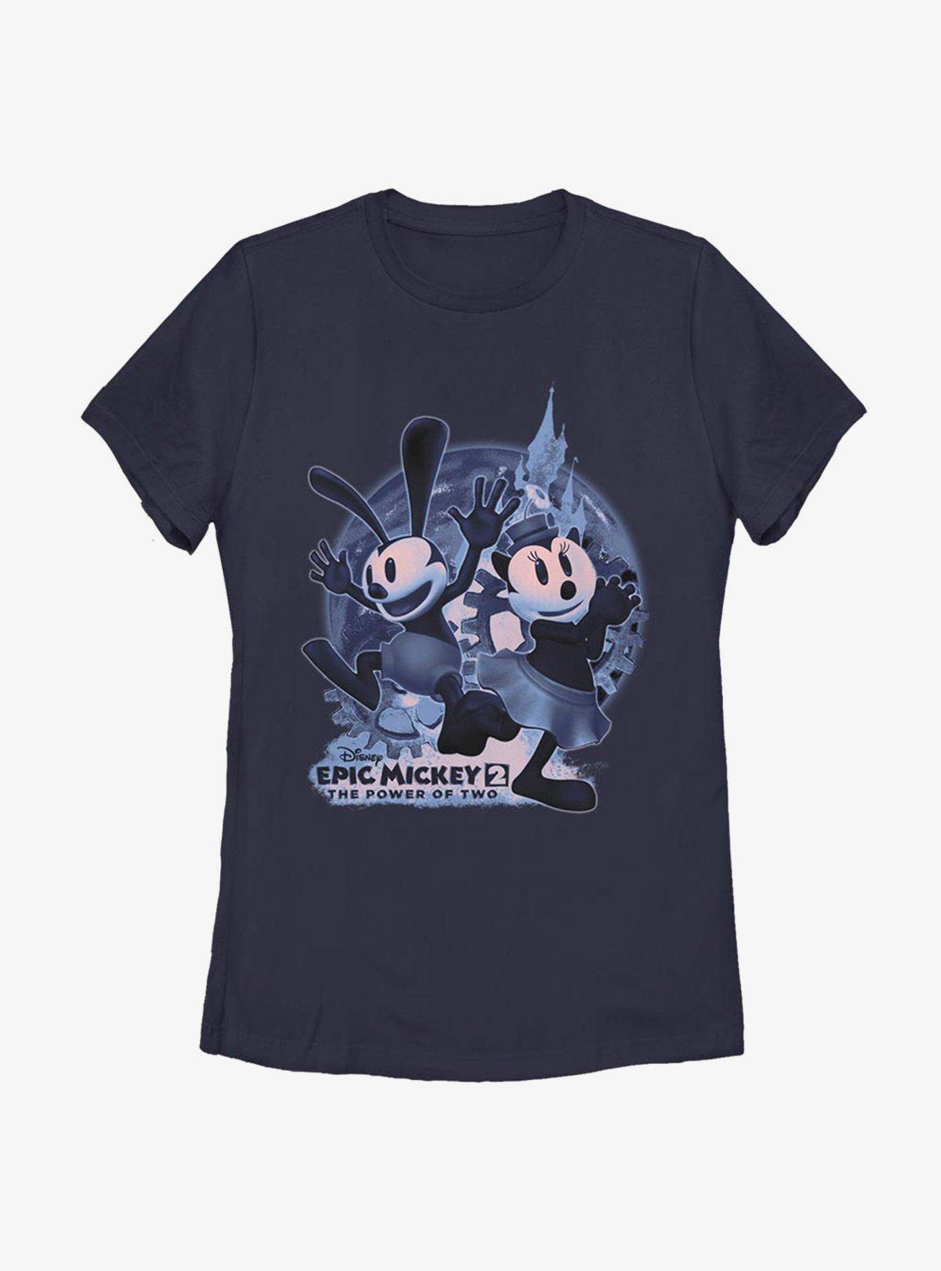 Disney Epic Mickey Oswald And Ortensia Moon Womens T-Shirt, , hi-res