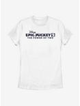 Disney Epic Mickey Power Of Two Logo Womens T-Shirt, WHITE, hi-res