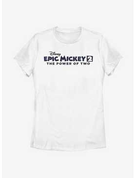 Disney Epic Mickey Power Of Two Logo Womens T-Shirt, , hi-res