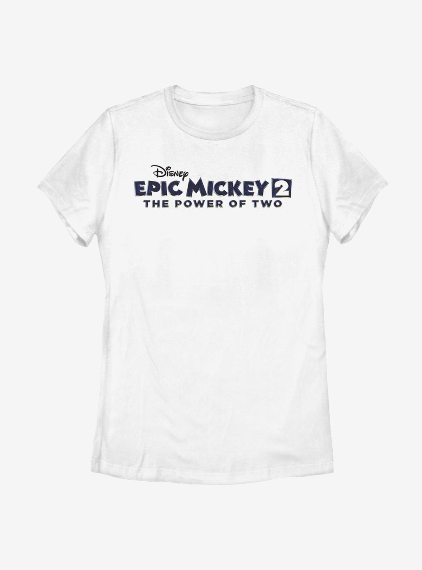 Disney Epic Mickey Power Of Two Logo Womens T-Shirt, , hi-res