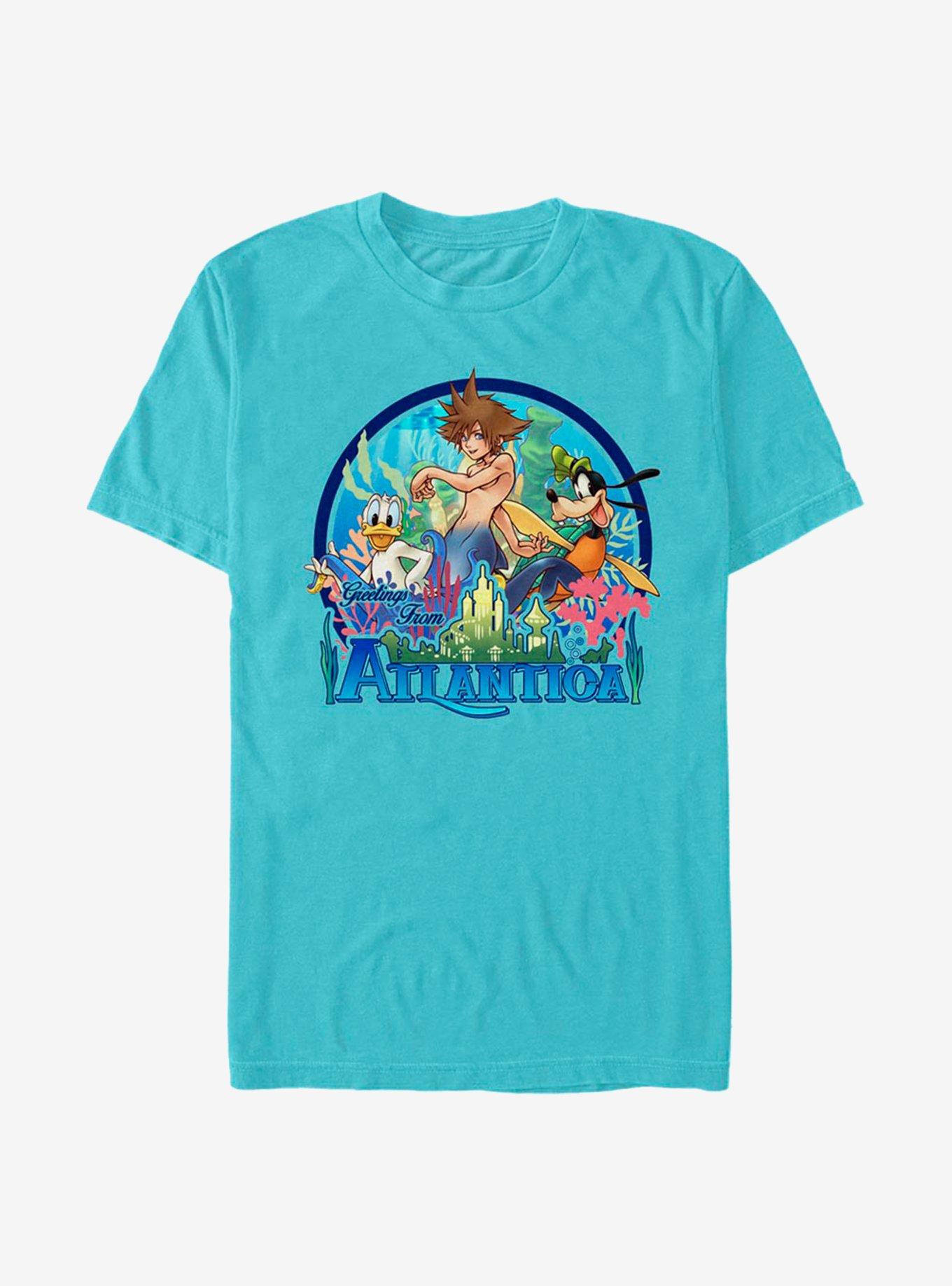 Disney Kingdom Hearts Atlantica World T-Shirt, TAHI BLUE, hi-res