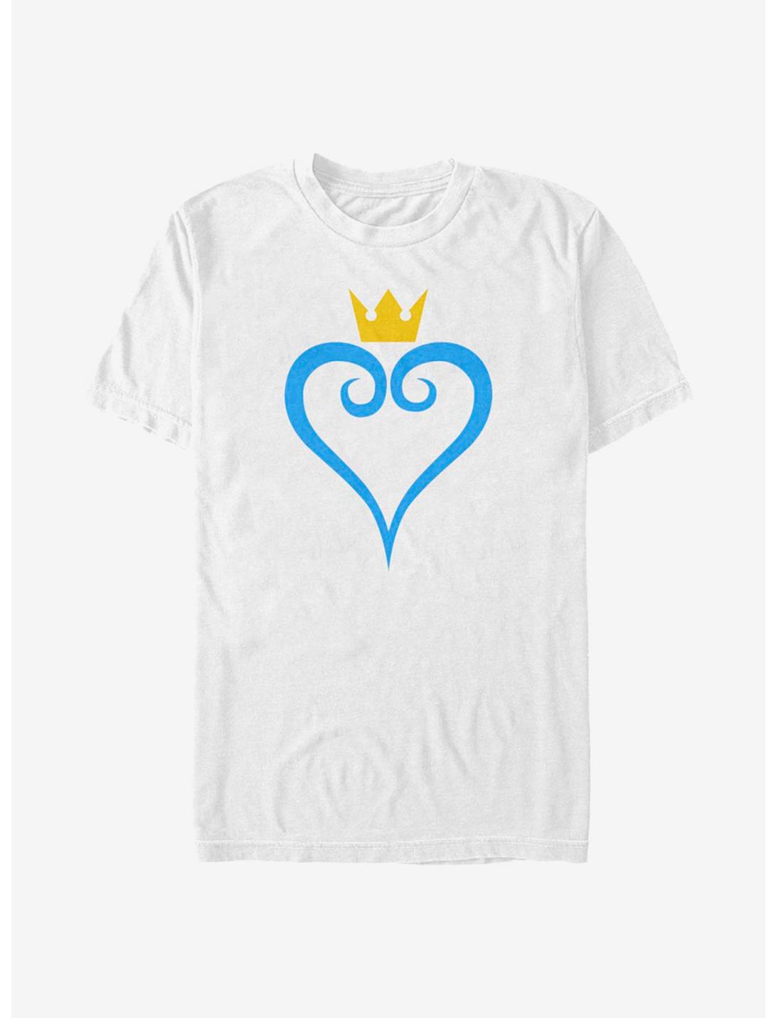 Disney Kingdom Hearts Heart And Crown T-Shirt, , hi-res