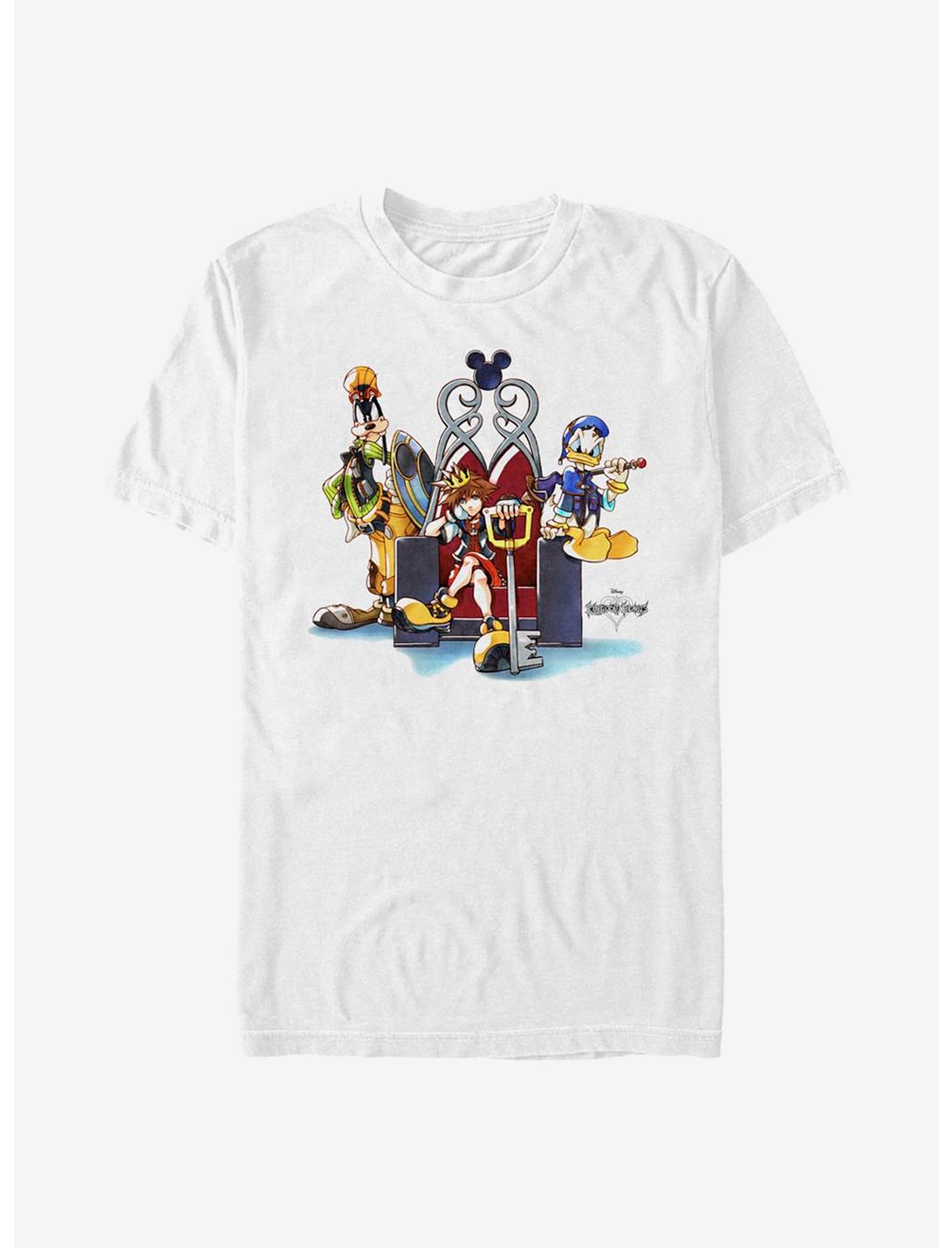 Disney Kingdom Hearts Trio T-Shirt, WHITE, hi-res