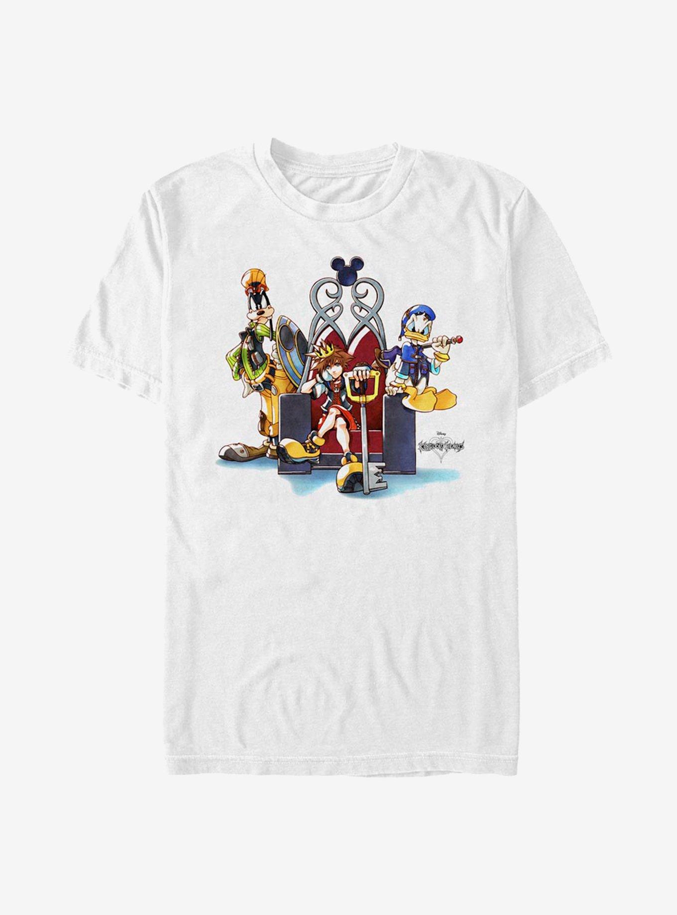 Disney Kingdom Hearts Trio T-Shirt, WHITE, hi-res