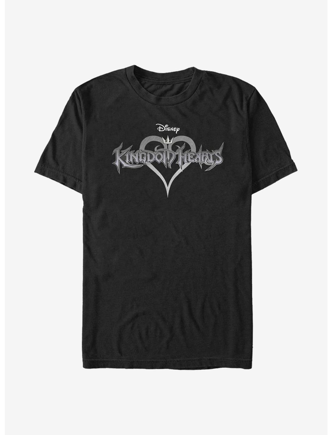 Disney Kingdom Hearts Kingdom Logo T-Shirt, BLACK, hi-res