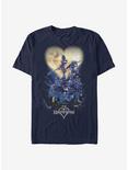 Disney Kingdom Hearts Poster Logo T-Shirt, NAVY, hi-res
