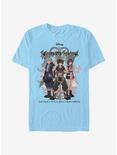 Disney Kingdom Hearts Group Japanese Text T-Shirt, LT BLUE, hi-res