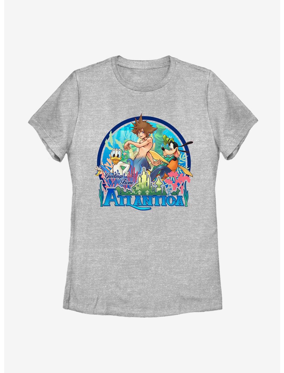 Disney Kingdom Hearts Atlantica World Womens T-Shirt, ATH HTR, hi-res