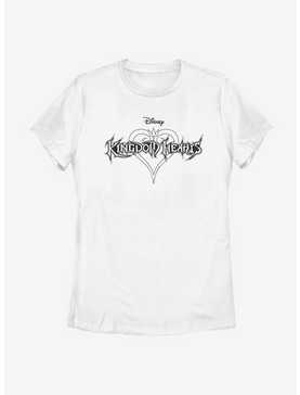 Disney Kingdom Hearts Black And White Womens T-Shirt, , hi-res