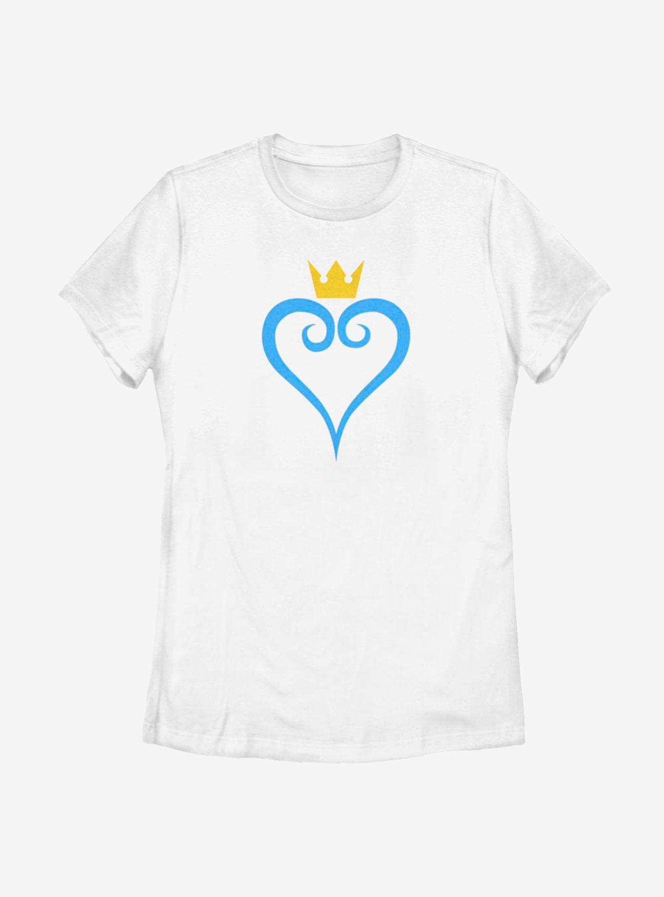 Disney Kingdom Hearts Heart And Crown Womens T-Shirt, , hi-res