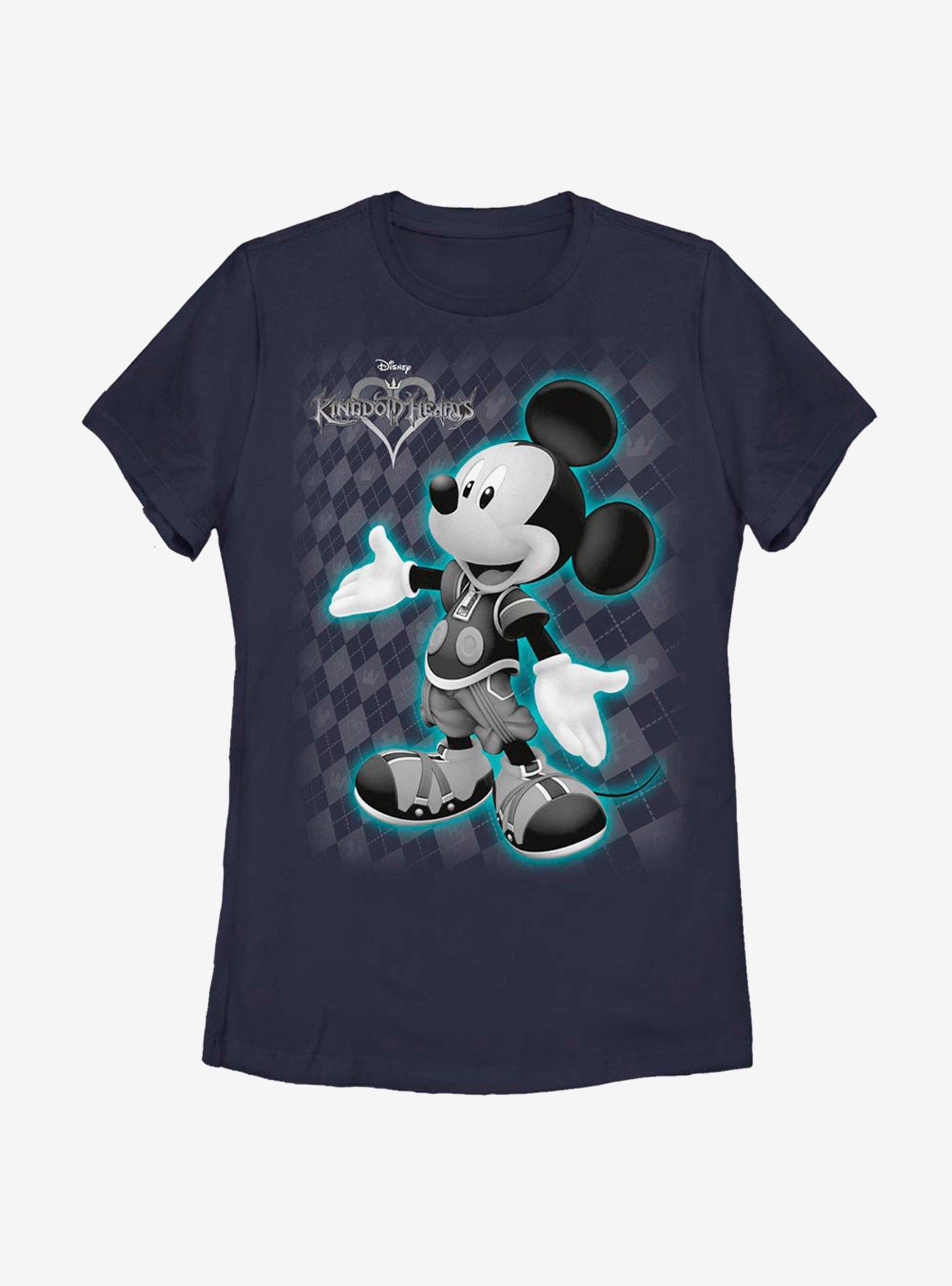 Disney Kingdom Hearts Mickey Hearts Womens T-Shirt