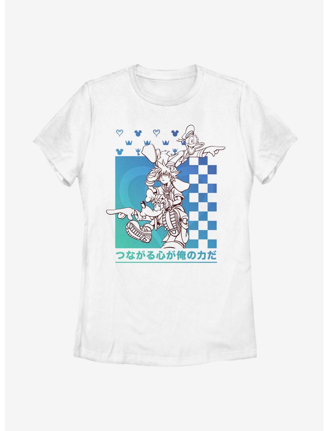 Disney Kingdom Hearts Power Friends Womens T-Shirt, WHITE, hi-res