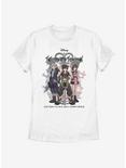 Disney Kingdom Hearts Group Japanese Text Womens T-Shirt, WHITE, hi-res