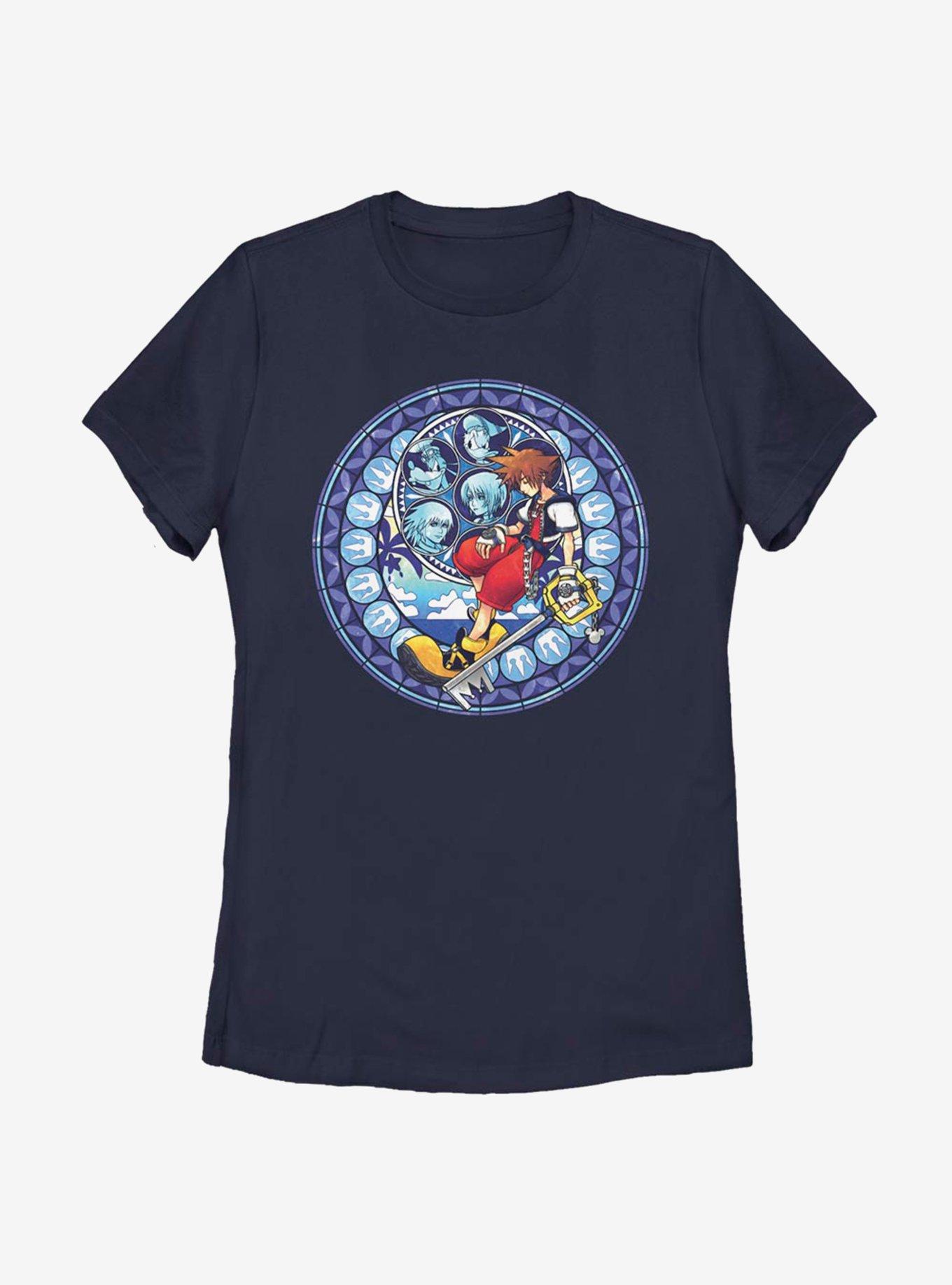 Disney Kingdom Hearts Stained Glass Sora Womens T-Shirt, , hi-res