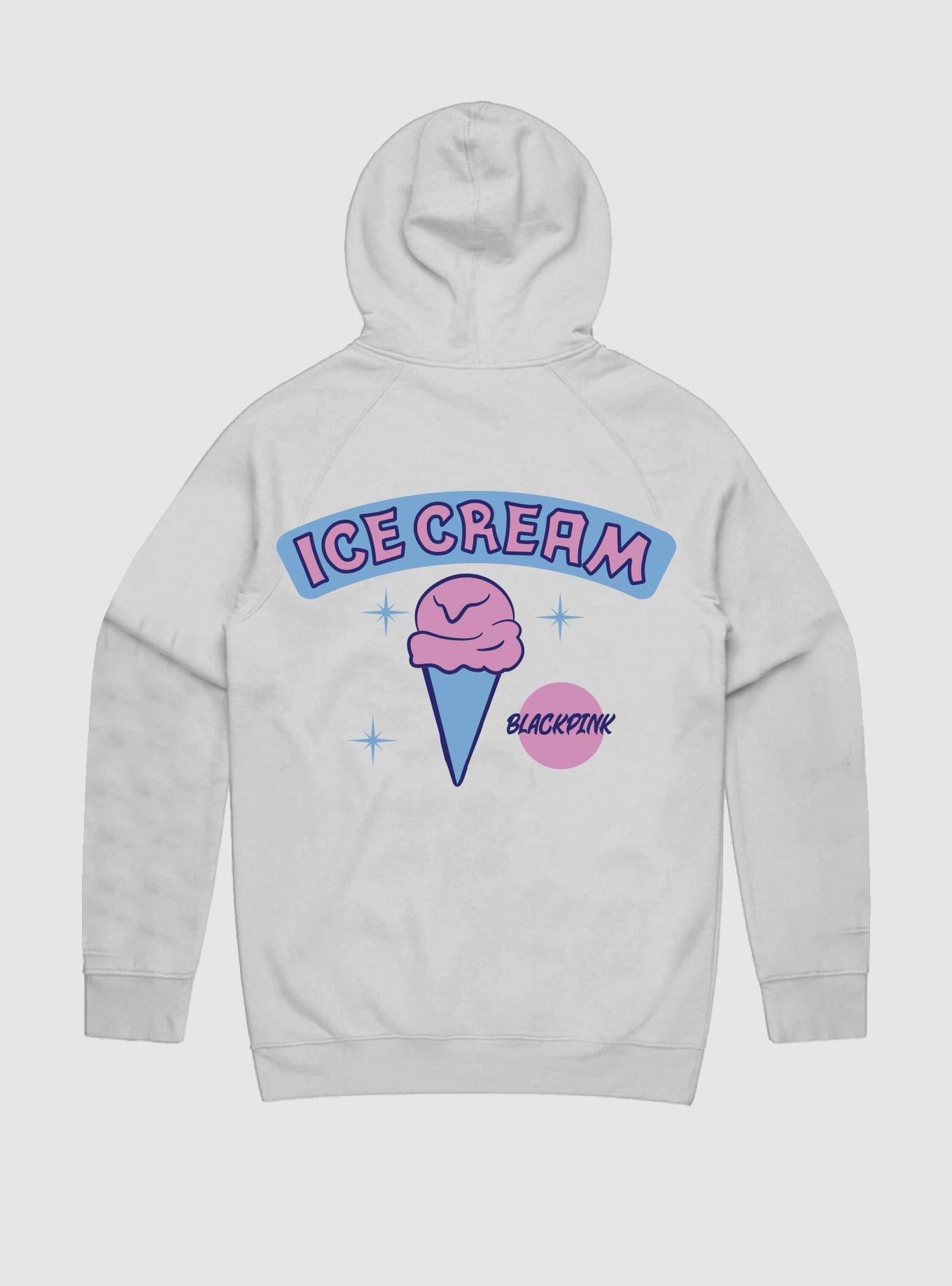 BLACKPINK Ice Cream Hoodie, WHITE, hi-res