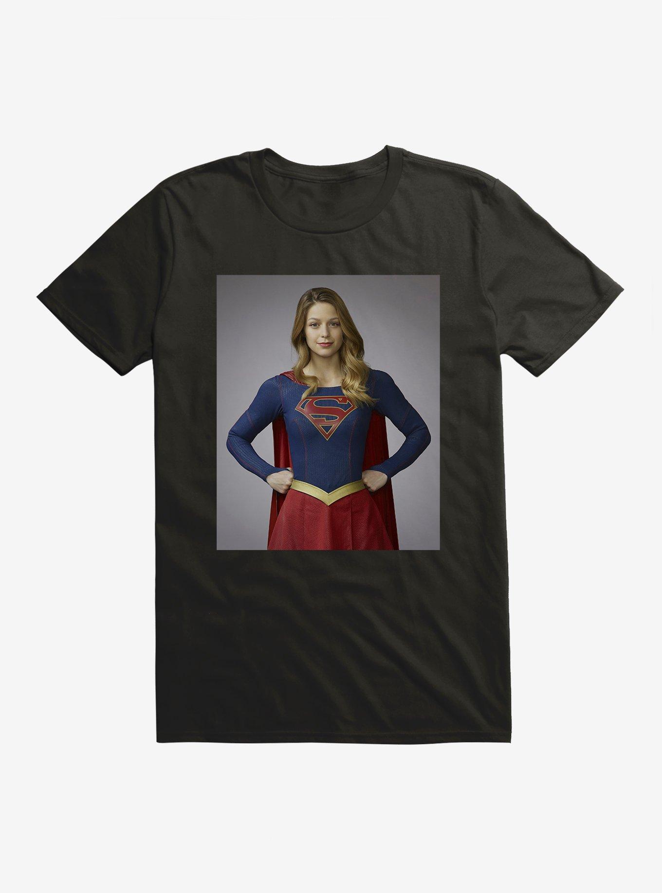 DC Comics Supergirl Front Pose T-Shirt, BLACK, hi-res