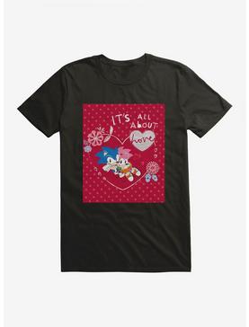 Sonic The Hedgehog Sonic And Amy It's All About Love T-Shirt , , hi-res