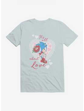 Sonic The Hedgehog It's All About Love T-Shirt, LIGHT BLUE, hi-res