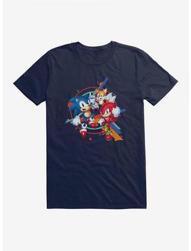 Sonic The Hedgehog Classic Crew T-Shirt, MIDNIGHT NAVY, hi-res