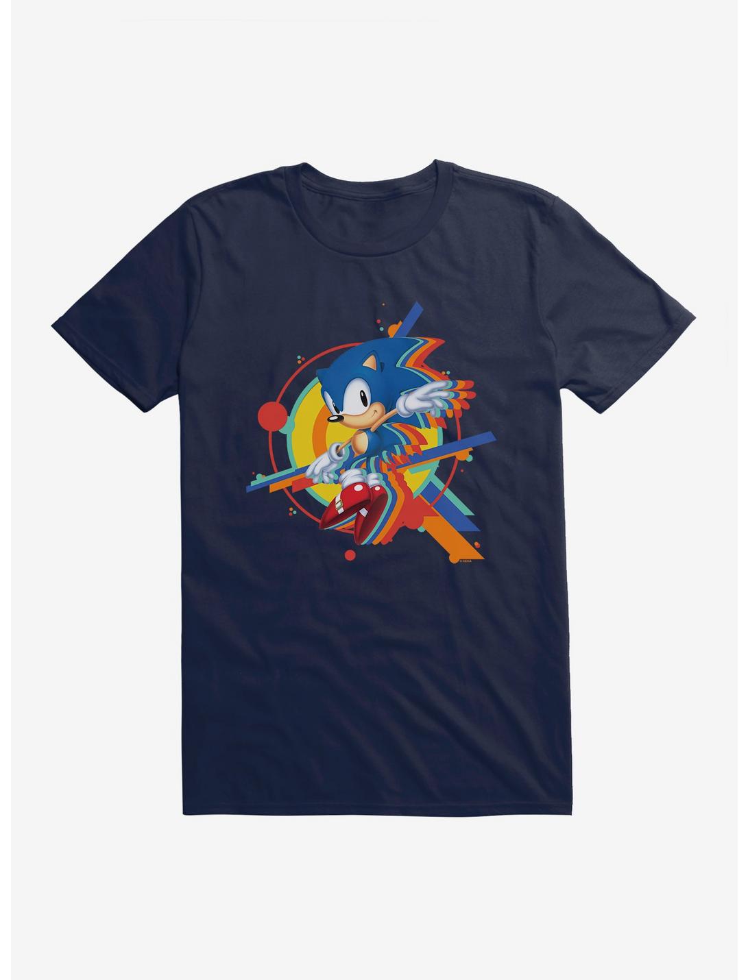 Sonic The Hedgehog Classic Sonic T-Shirt, MIDNIGHT NAVY, hi-res