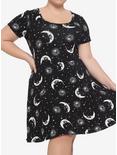 Celestial Strappy Back Dress Plus Size, CELESTIAL, hi-res