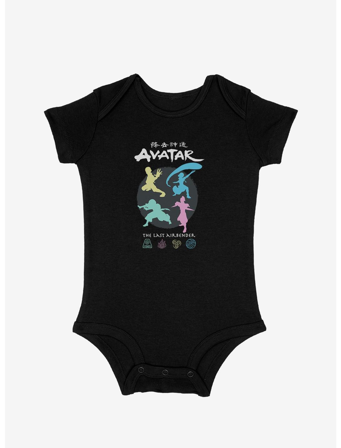 Avatar: The Last Airbender Four Elements Infant Bodysuit, , hi-res